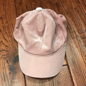 Velvet baseball cap
